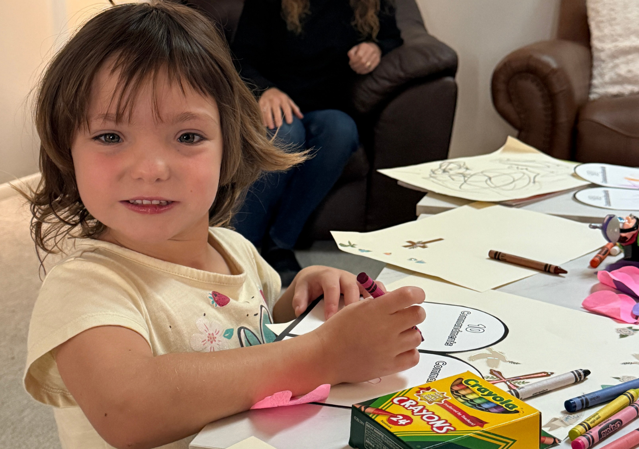 Violetta coloring 10 commandments