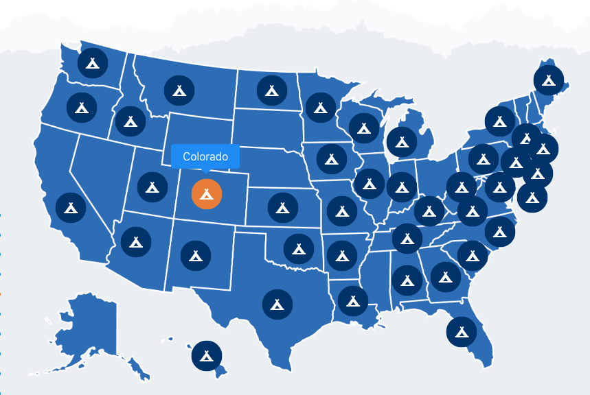 Clerc Center Camp Directory Map